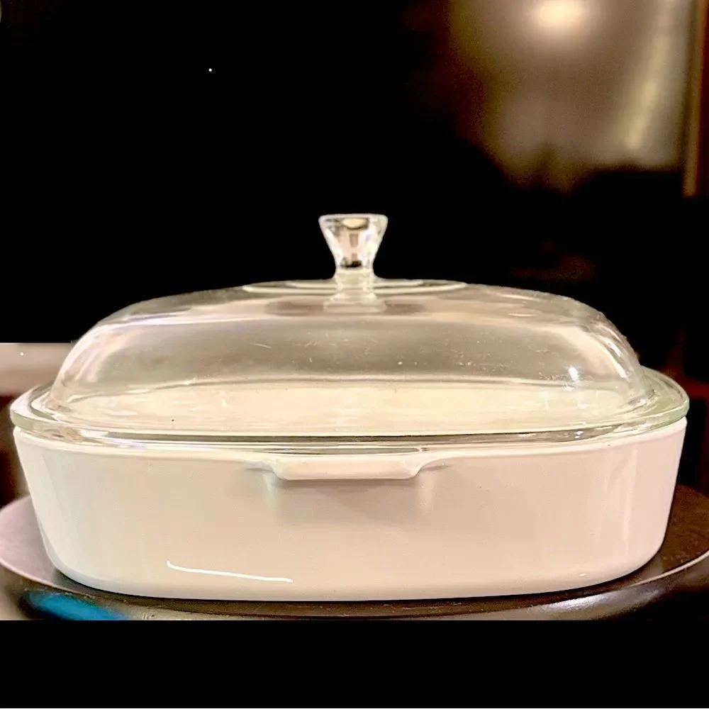 Vintage CorningWare Amber Waves of Grain Limited Ed. Casserole W-10-B with Lid